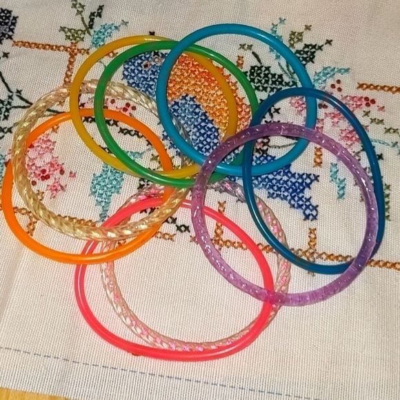 Vintage Jewelry - Vintage Jelly bracelets